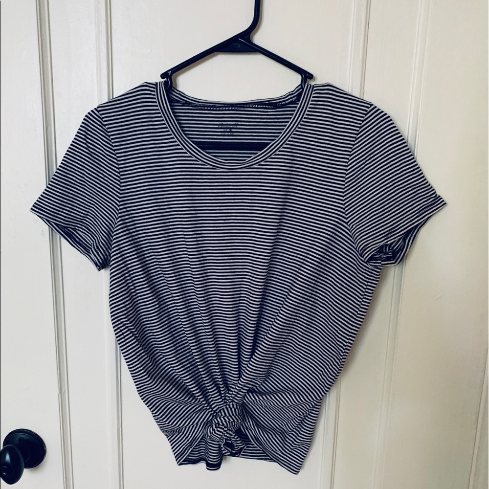 Madewell Front Tie Cotton T-shirt
